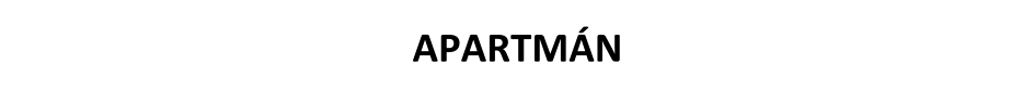 APARTMÁN