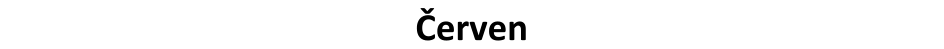 Červen